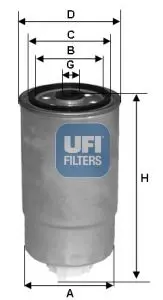 UFI 2438100 Фильтр