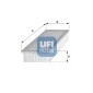 3020100 фильтр воздушный UFI 30.201.00