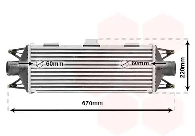 VAN WEZEL 28004045 Теплообменник