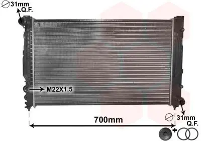 VAN WEZEL 03002124 Теплообменник
