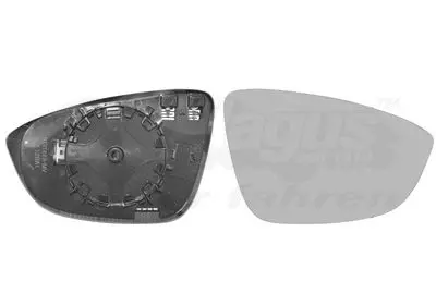 VAN WEZEL 5849838 Зеркальное стекло