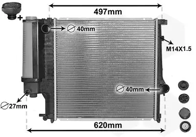 VAN WEZEL 06002124 Теплообменник