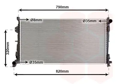 VAN WEZEL 07002092 Теплообменник