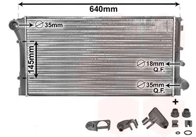 VAN WEZEL 17002295 Теплообменник