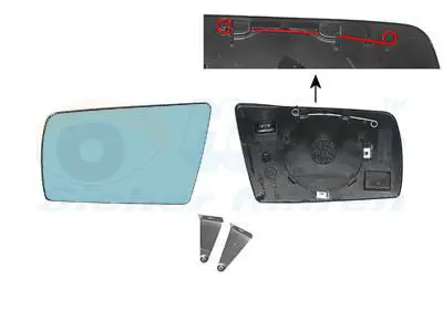 VAN WEZEL 3030833 Зеркальное стекло