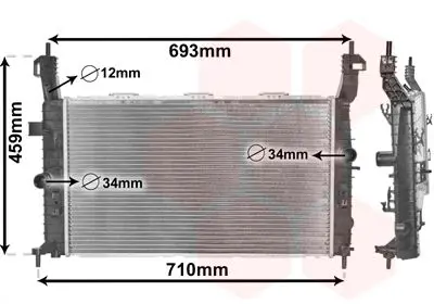 VAN WEZEL 37002345 Теплообменник