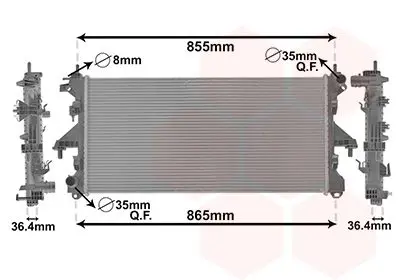 VAN WEZEL 40002304 Теплообменник