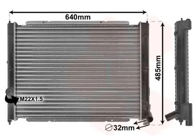 VAN WEZEL 58002034 Теплообменник