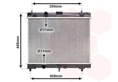 VAN WEZEL 53002357 Теплообменник