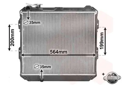 VAN WEZEL 58002088 Теплообменник