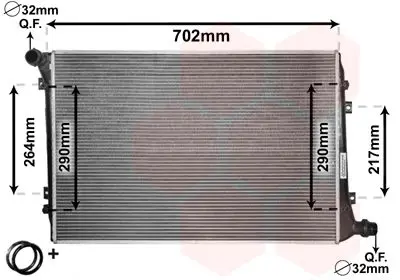 VAN WEZEL 58002224 Теплообменник
