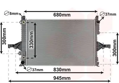 VAN WEZEL 59002115 Теплообменник
