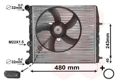 VAN WEZEL 76002013 Теплообменник