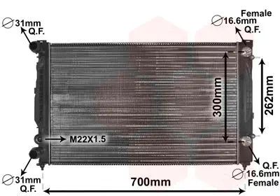 VAN WEZEL 03002122 Теплообменник