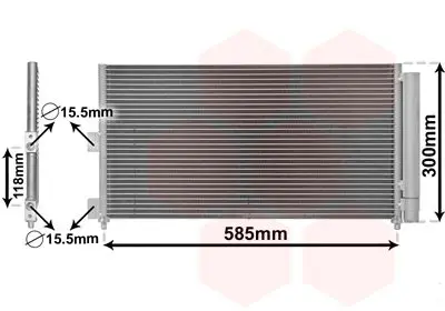 VAN WEZEL 17005289 Конденсатор