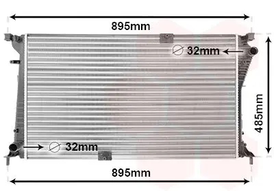 VAN WEZEL 43002490 Теплообменник