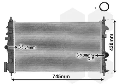 VAN WEZEL 37002474 Теплообменник