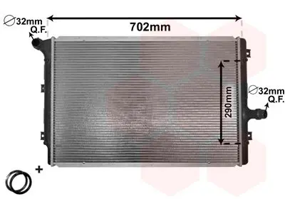 VAN WEZEL 58002208 Теплообменник