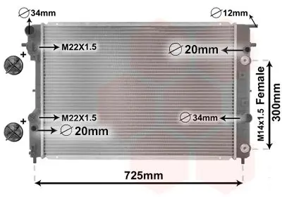 VAN WEZEL 37002193 Теплообменник