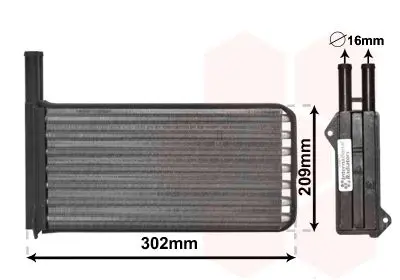 VAN WEZEL 18006154 Теплообменник