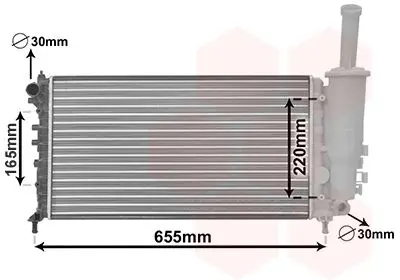 VAN WEZEL 17002999 Теплообменник