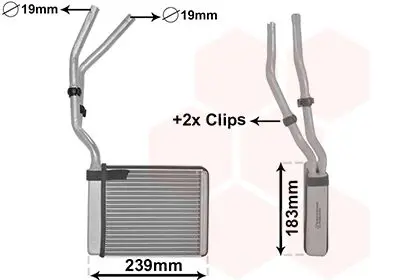 VAN WEZEL 18006364 Теплообменник