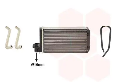 VAN WEZEL 40006088 Теплообменник