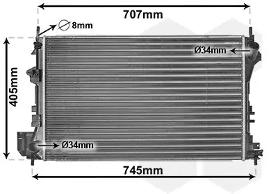 VAN WEZEL 37002338 Теплообменник