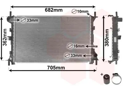 VAN WEZEL 18002264 Теплообменник