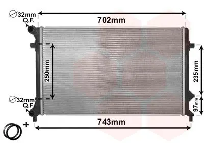 VAN WEZEL 58002205 Теплообменник