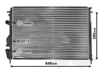 VAN WEZEL 43002241 Теплообменник