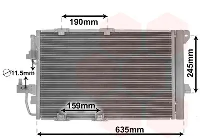 VAN WEZEL 37005326 Конденсатор