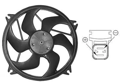 VAN WEZEL 0904746 Вентилятор