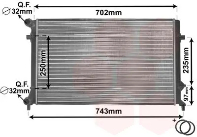 VAN WEZEL 58002204 Теплообменник