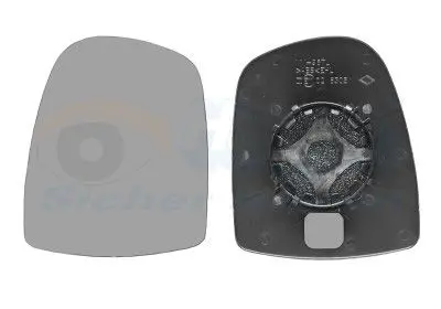 VAN WEZEL 4394832 Зеркальное стекло