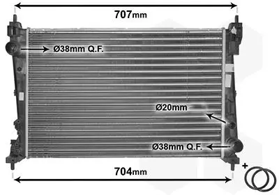 VAN WEZEL 17002312 Теплообменник