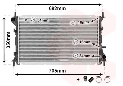 VAN WEZEL 18002265 Теплообменник