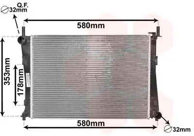 VAN WEZEL 18002325 Теплообменник
