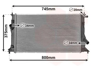 VAN WEZEL 27002183 Теплообменник