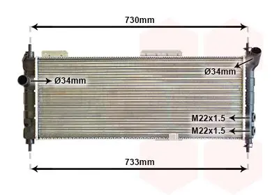VAN WEZEL 37002203 Теплообменник