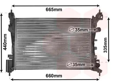 VAN WEZEL 37002408 Теплообменник