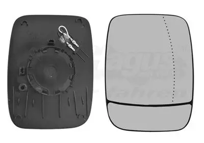 VAN WEZEL 3891838 Зеркальное стекло