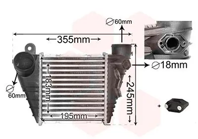 VAN WEZEL 03004185 Теплообменник