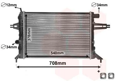 VAN WEZEL 37002272 Теплообменник