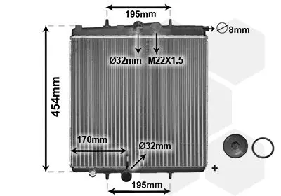 VAN WEZEL 40002188 Теплообменник