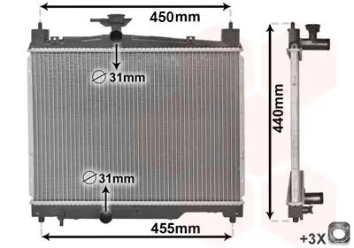 VAN WEZEL 53002251 Теплообменник