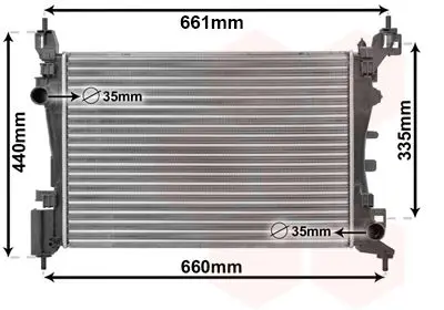 VAN WEZEL 17002318 Теплообменник
