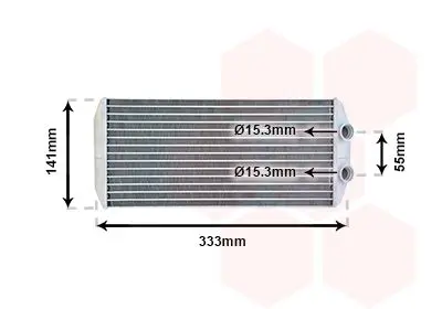 VAN WEZEL 40006312 Теплообменник