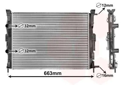 VAN WEZEL 43002307 Теплообменник