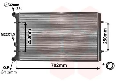 VAN WEZEL 03002155 Теплообменник